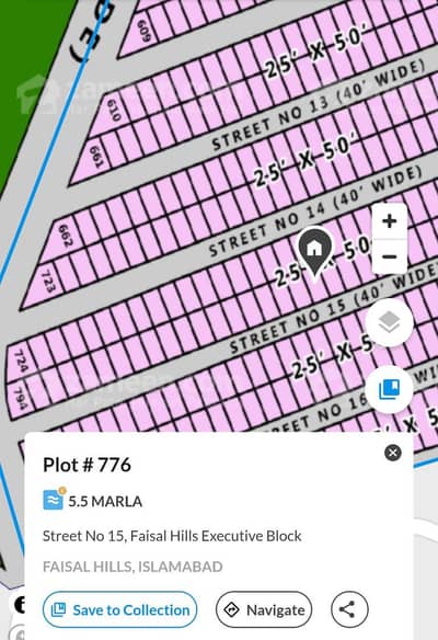 Faisal Hills Executive Block plot no 776 For Sale