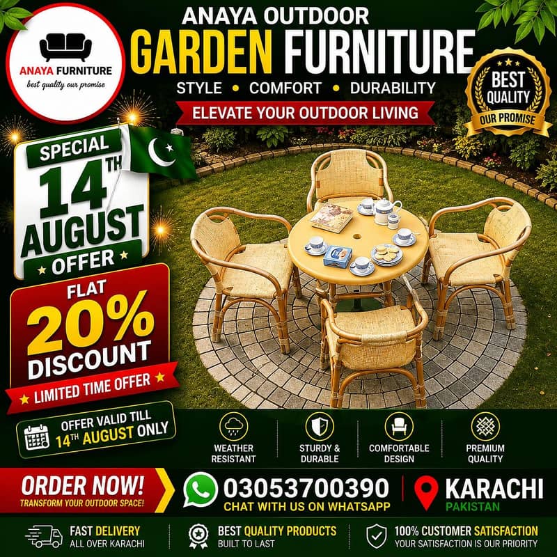 sofa set garden 6