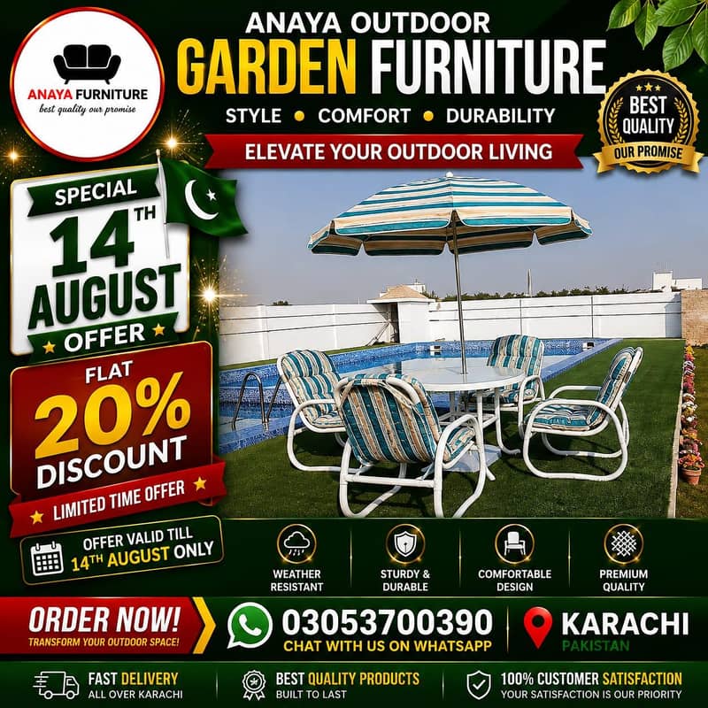 sofa set garden 8