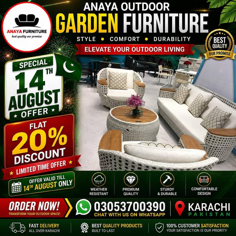 sofa set garden 9