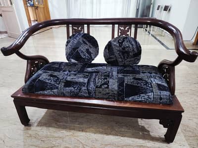 wooden sofa set
