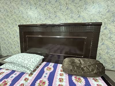 Wooden bed