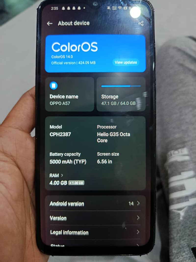 OPPO A57 3