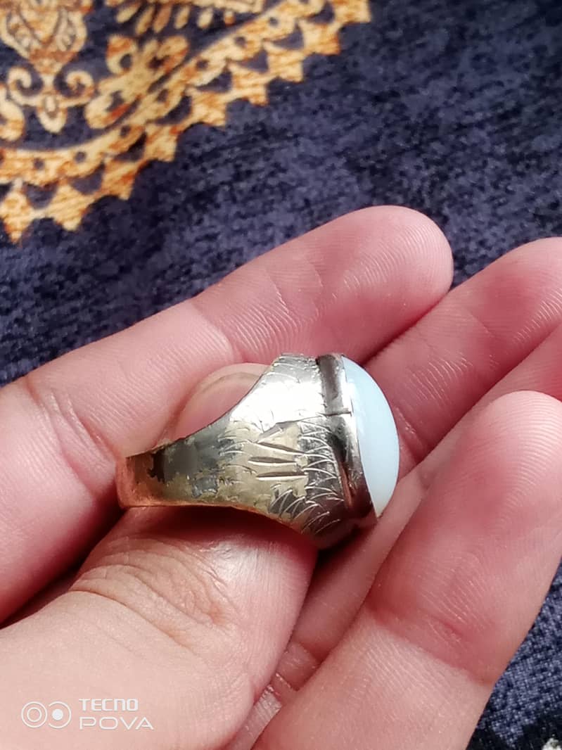 White Opal Ring 1