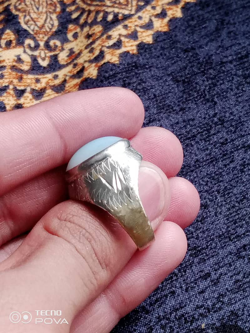 White Opal Ring 4