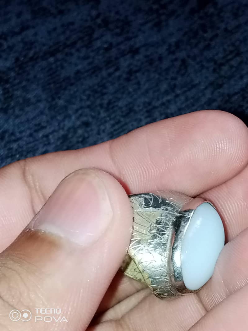 White Opal Ring 6