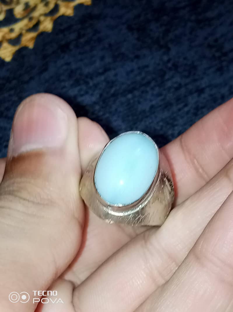 White Opal Ring 9