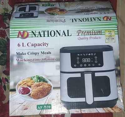 National Digital Air Fryer – 8L Large Capacity
