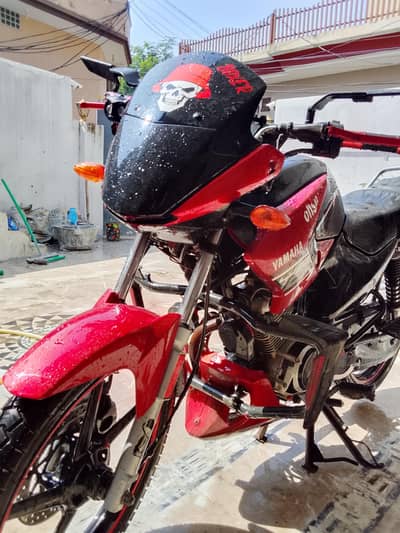 Yamaha ybr 16 model totally modified good condition