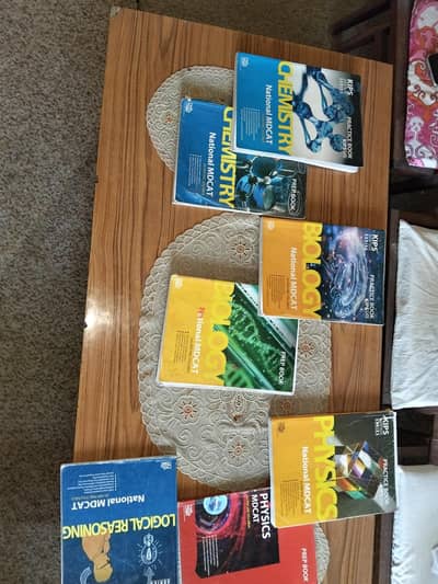 KIPS Mdcat subjects and logical reasoning preparation books 2nd hand.