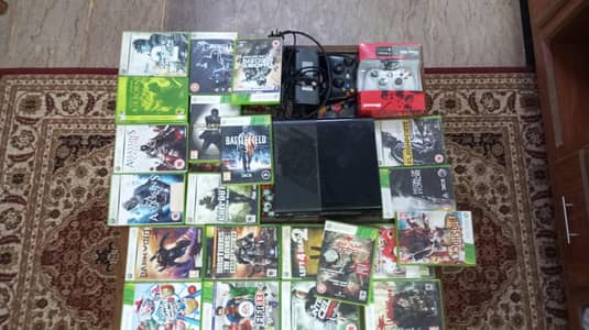 Xbox 360 Console + Games + Accessories — For Sale