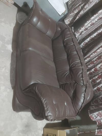 Sofa set leather 6 seater