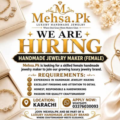 Handmade Jewelry Maker ( Female)