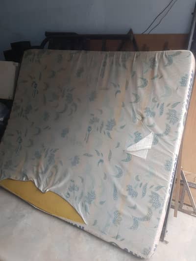 Iron Bed 5×6 with matrs