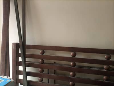 iron bed