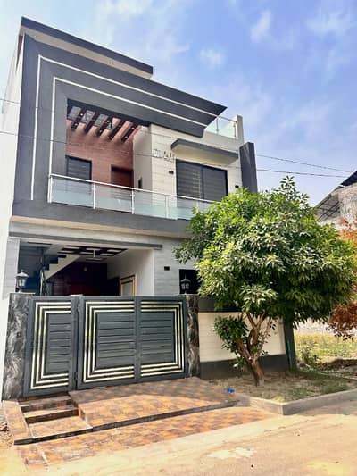 5 Marla Double Storey Park Facing Brand New House Available At VIP Location.