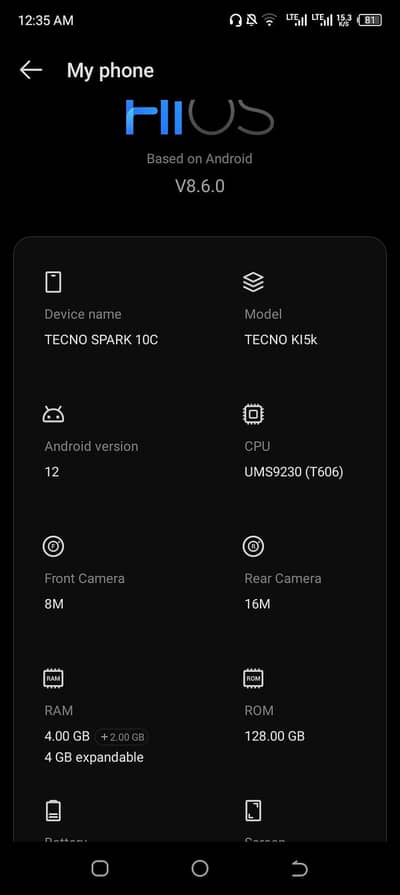 Tecno Spark 10C