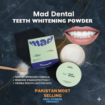 MAD ORIGINAL TEETH WHITENING POWDER