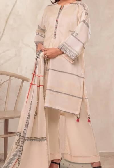 Parchment-Jacquard 3 Piece