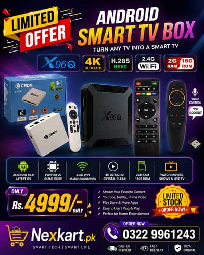 Android Smart Tv Box X96Q MXQ Cbox C1000 H96 Max And Other Models