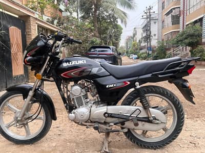SUZUKI GD-110 MODEL 2024 BLACK COLOUR BETTER THAN CG-125