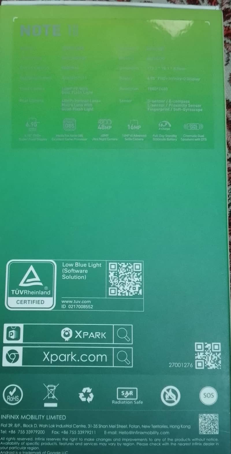 Infinix Note 10 1