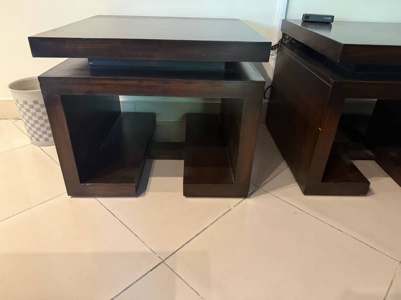 Centre Table with Two Side Table Set 3