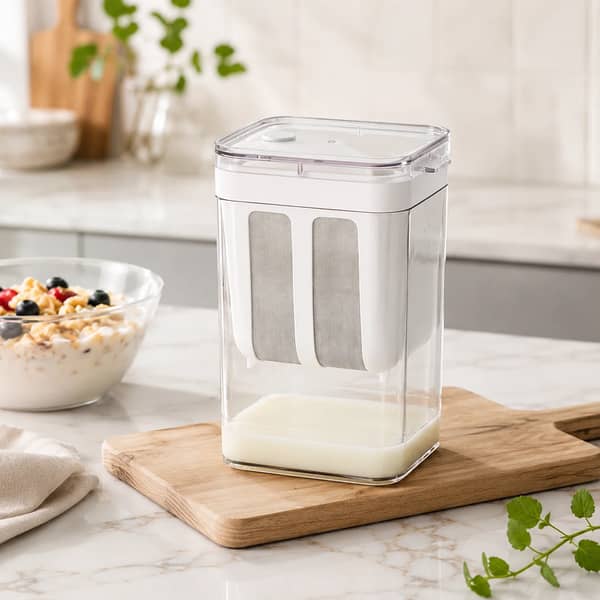 Yogurt Filter Stainless Steel Strainer - 1100ML Greek Yogurt Maker & Whey Separator