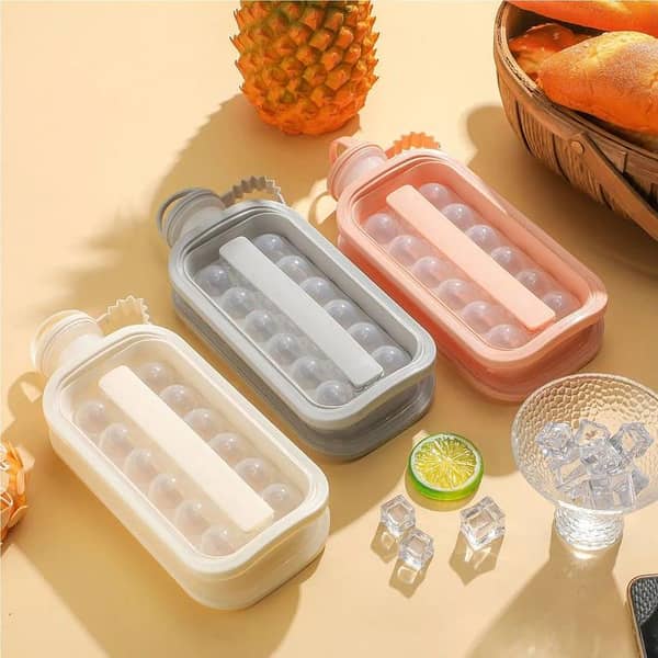 Portable Ice Ball Maker Bottle, Multi-Functional Ice Mold – Suitable for Home, Parties, and Travel