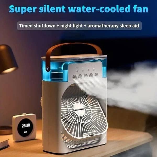 Electric Humidifier Fan – 2-in-1 Hydrating Cooling Station