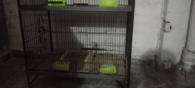 Double rack cage