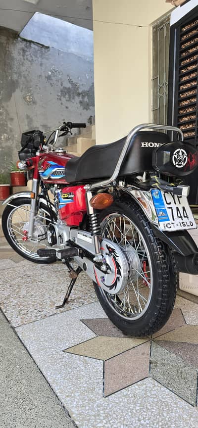 Honda 125 2024 Model Islamabad Number