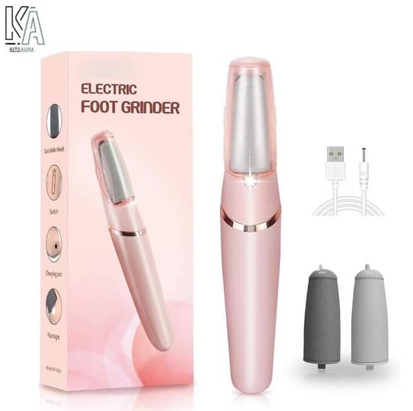Rechargeable Pedicure Callus Remover | Electric Callus RemoverFoot Callus Remover,Callus Remover for Feet Grinder | Electric Feet Pedicure Callus Remover For Dry & Dead Feet Skin | Rechargeable Feet Sharpene, Foot Grinder Pedicure Tool | Portable Flawless