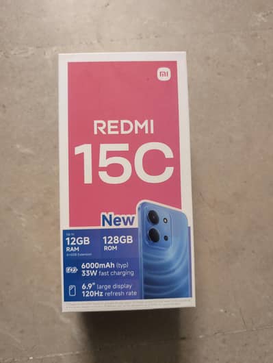 REDMI 15C Brand New Untouched.