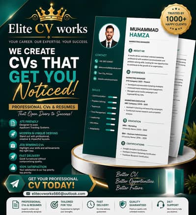 Elite professional CV Works