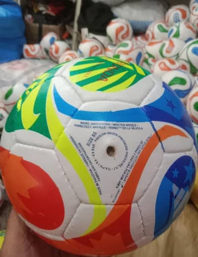 Hand stitch ball.