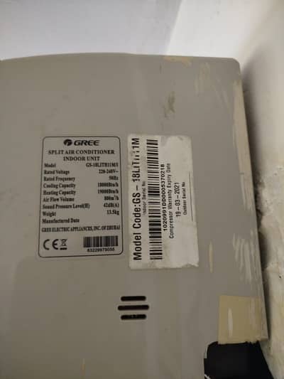 GREE 1.5 ton AC for sale