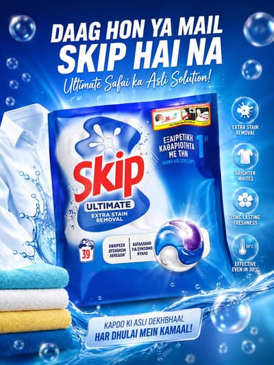 Skip Ultimate Washing Powder – Extra Stain Removal