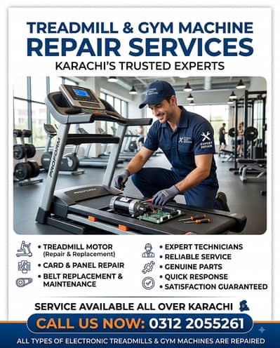 Gym Machine & Treadmill Repairing Service in Karachi | Treadmill