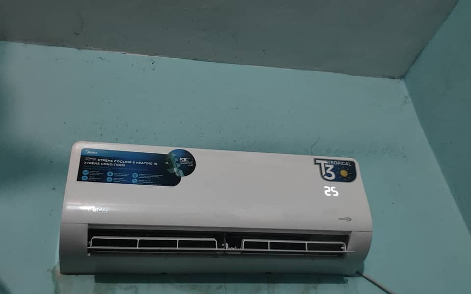 Midea split ac 1 ton 0