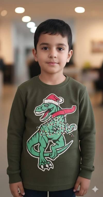 Kids full sleeve round neck shirt