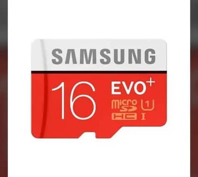 Samsung EVO Plus 16GB MicroSD Card [Brand New)