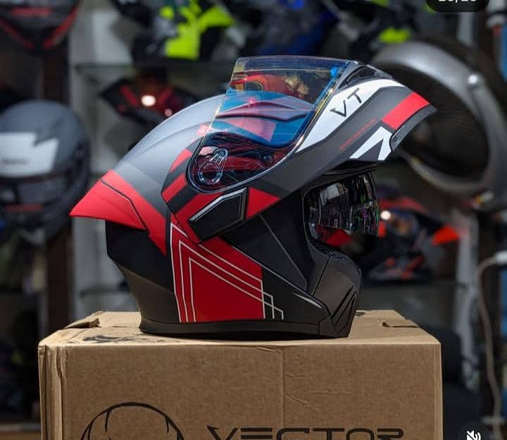 DOT VERIFIED BOX PACK MODULAR HELMETS 14