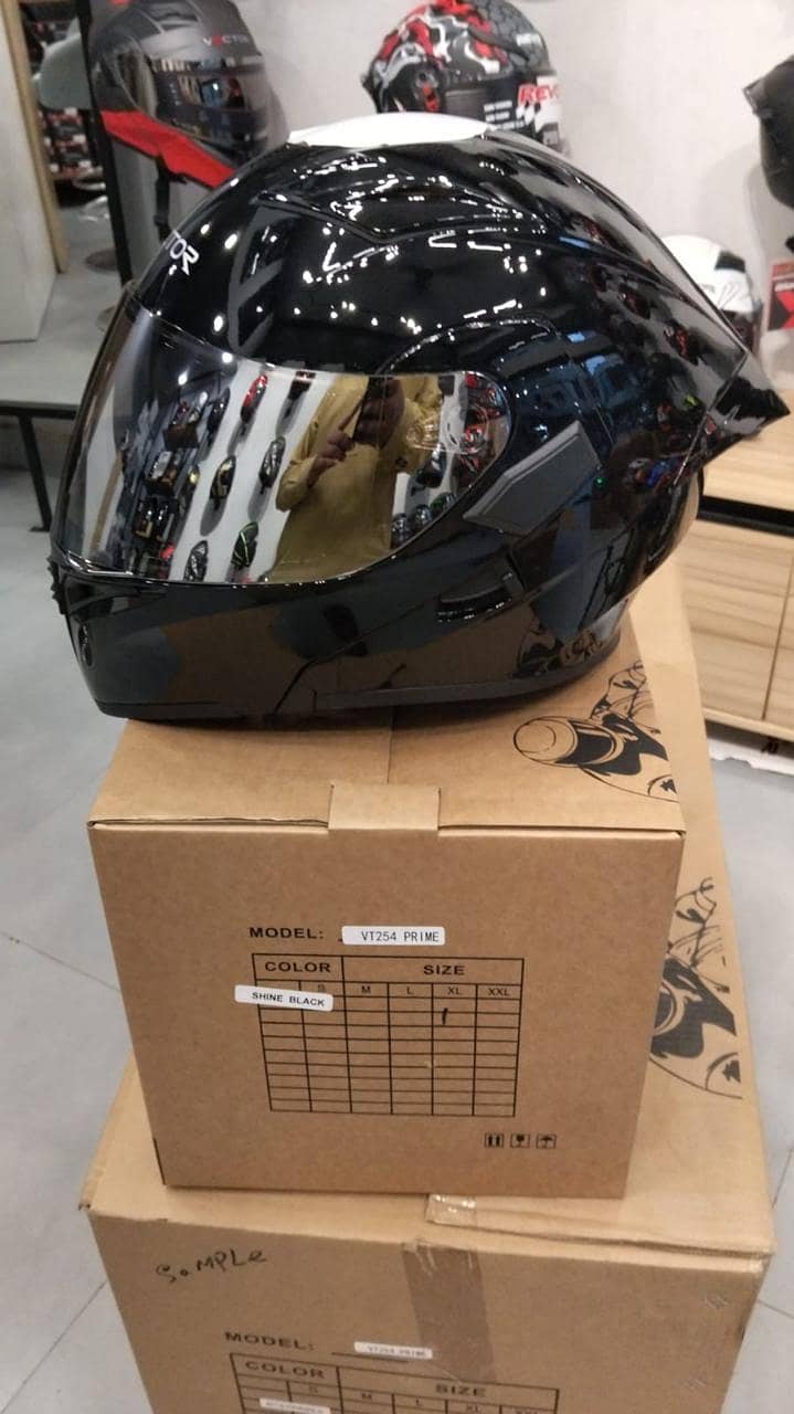 DOT VERIFIED BOX PACK MODULAR HELMETS 15