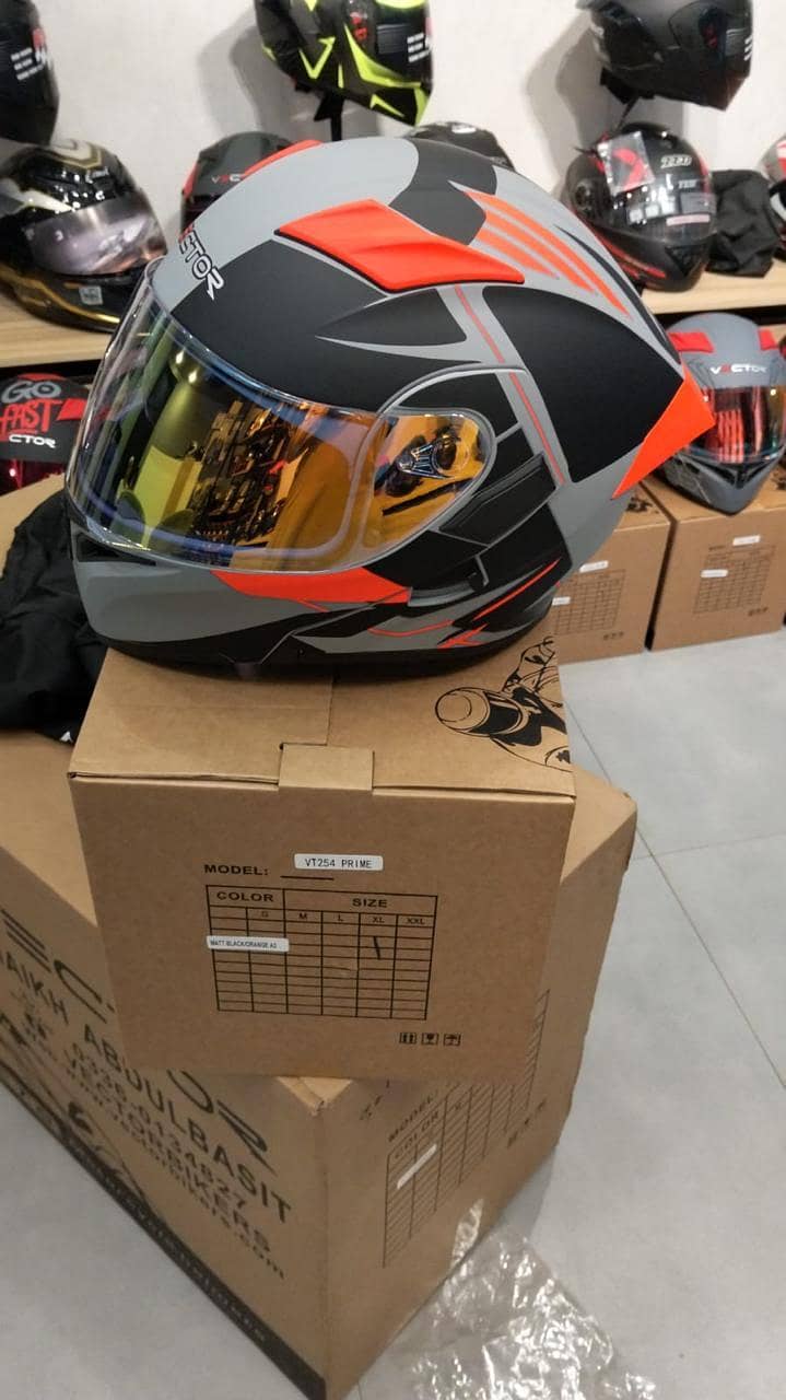 DOT VERIFIED BOX PACK MODULAR HELMETS 18