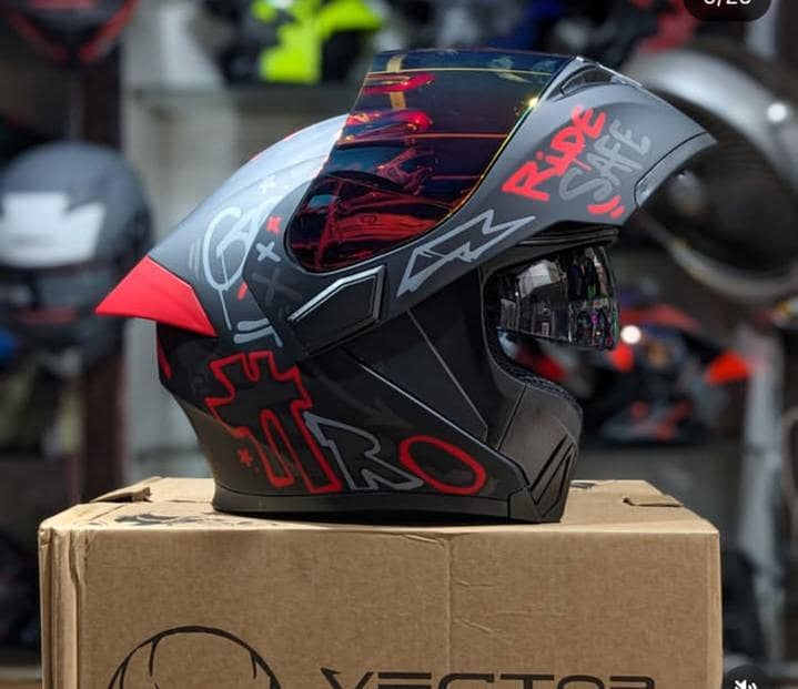 DOT VERIFIED BOX PACK MODULAR HELMETS AVAILABLE 2