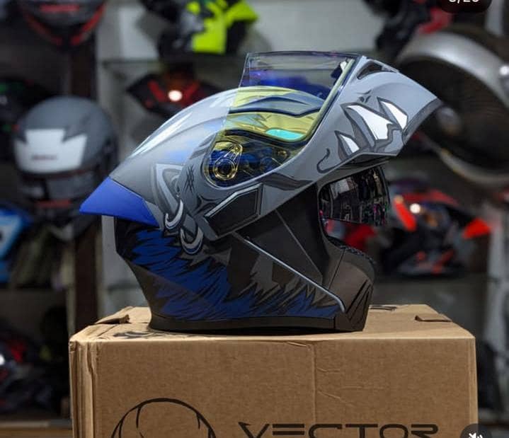DOT VERIFIED BOX PACK MODULAR HELMETS AVAILABLE 4
