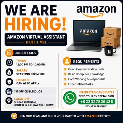 Need staff for office base job