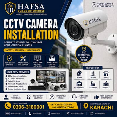 CCTV Camera , Hikvision, Duhua, Security Survilance