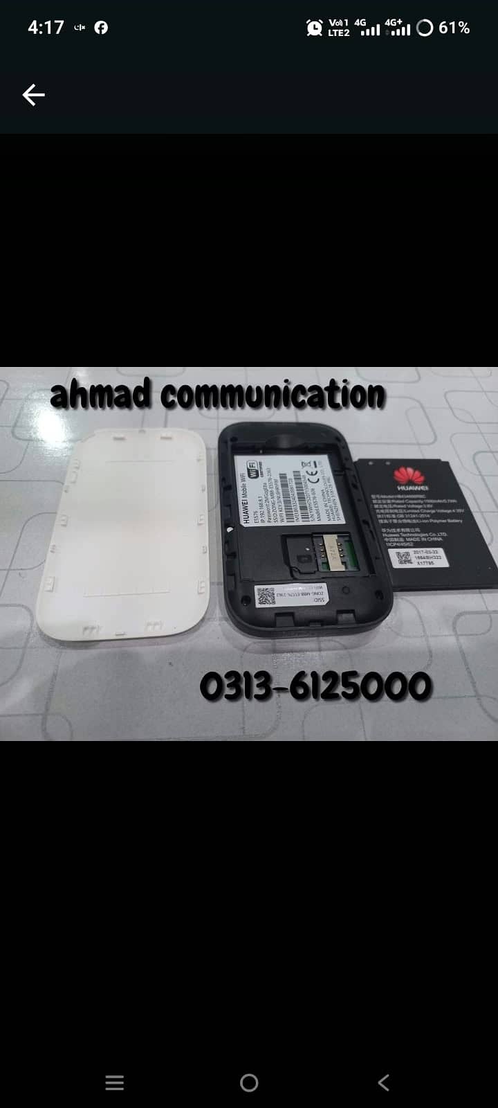 ZonG 4G Huawei Model E5576 Cloud Device 4